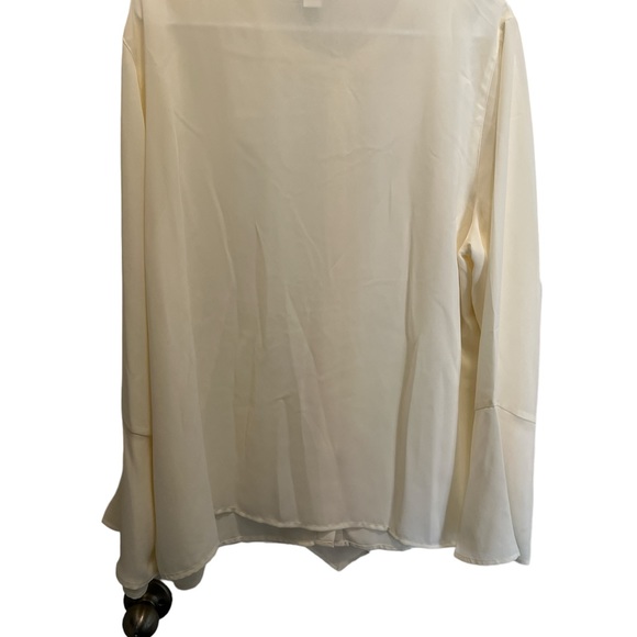 Women’s blouse. 1X. Cream. - Picture 2 of 5